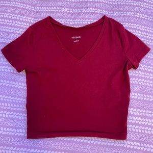 cropped tee